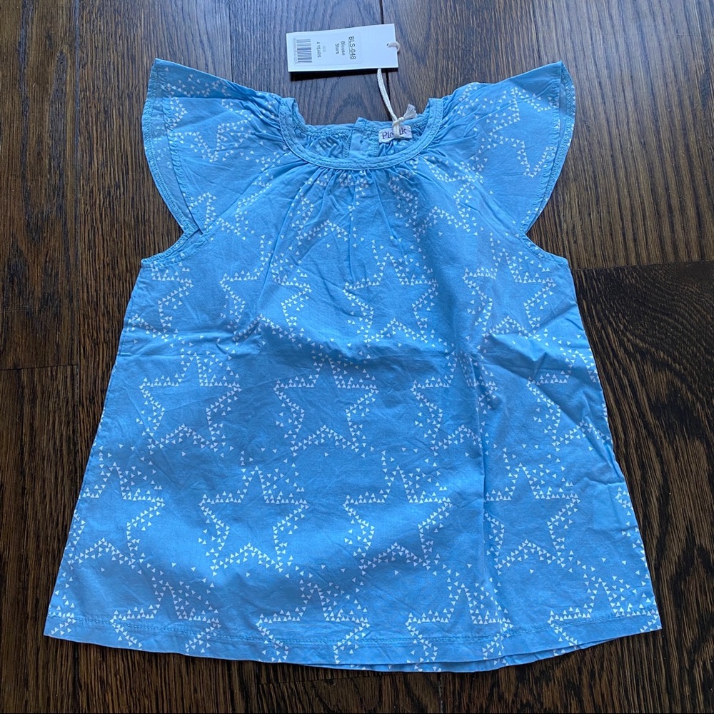 Picnik stars blouse size 4T